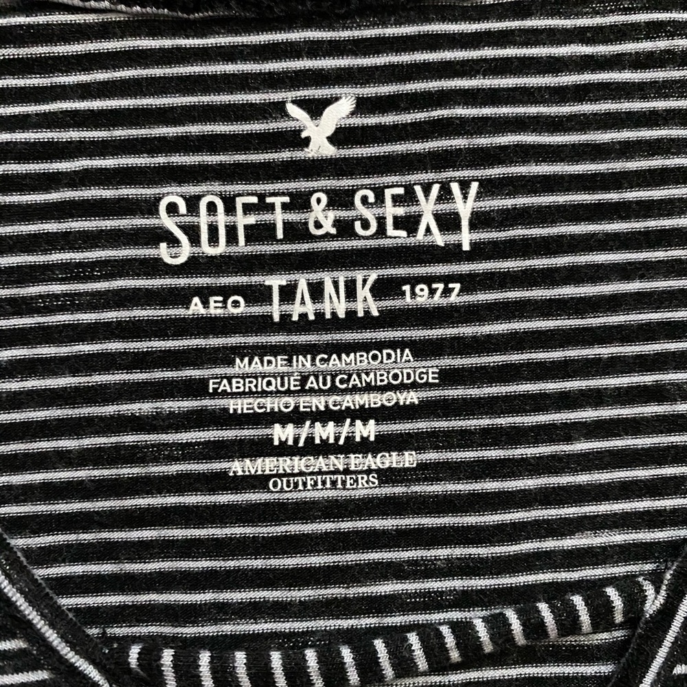 American Eagle Soft & Sexy Striped Tank - Picture 2 of 2
